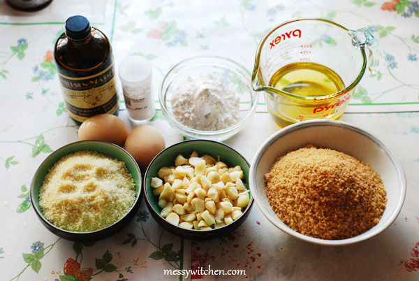 Ingredients For Gluten & Dairy Free Macadamia Brownies